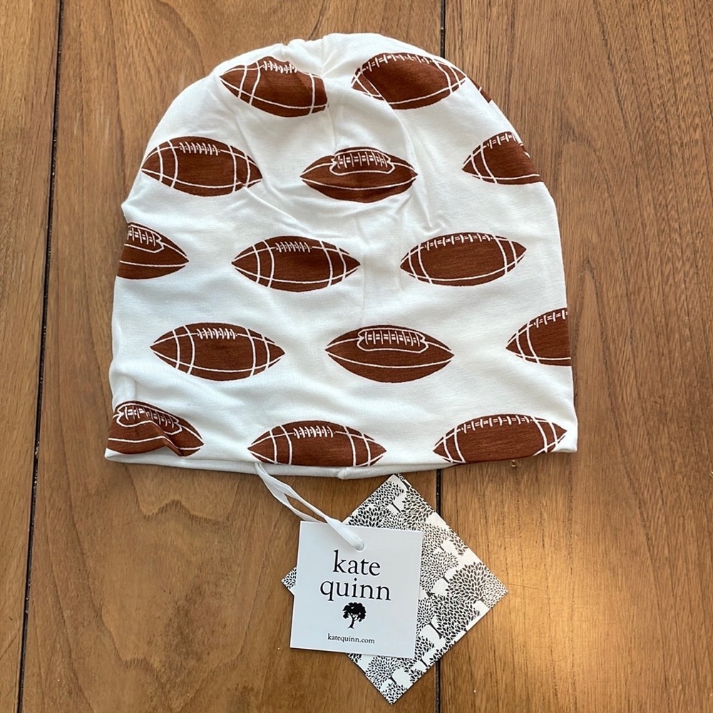 Kate Quinn Slouchy Beanie Patina Football 6-12 M NWT